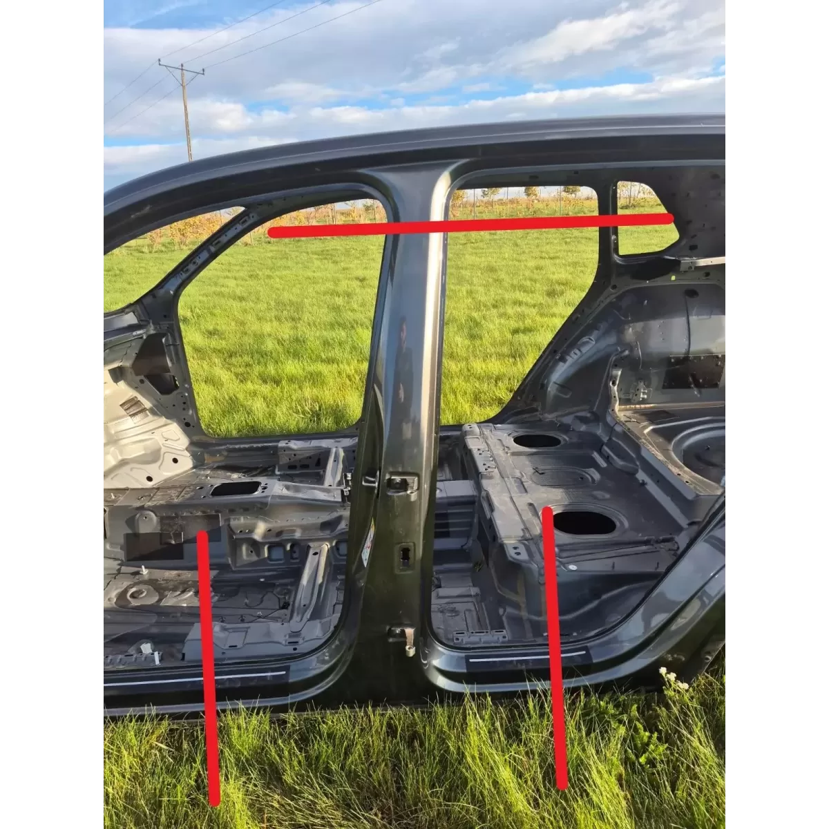 VW TIGUAN II SŁUPEK LEWY R7H/LR7H