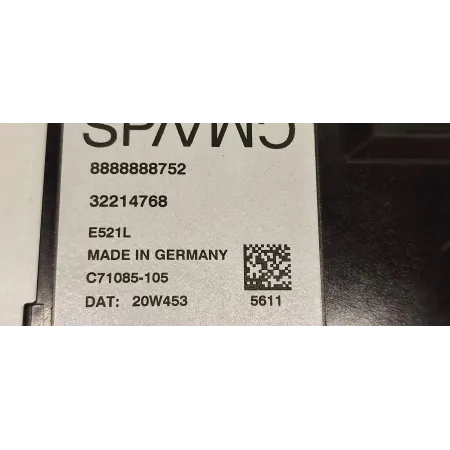 VOLVO XC40 MODUŁ KLAPY BAGAŻNIKA 32214768